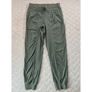 Lululemon Jogger Pants Womens‎ 8 Green Athleisure Ribbed Athletic Lounge Yoga